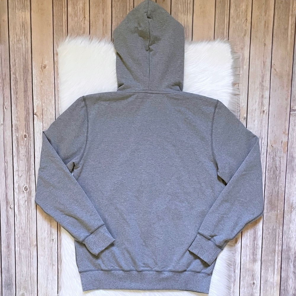 The North Face Men’s Heritage Patch Full Zip Hoodie In Grey - Picture 4 of 7